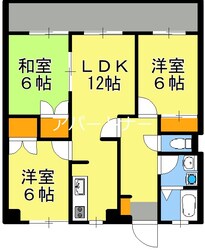 メルベーユ田上の物件間取画像